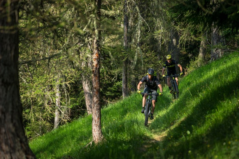 Mountain bike action