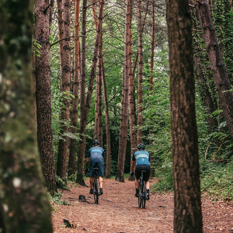 Mountain bike action